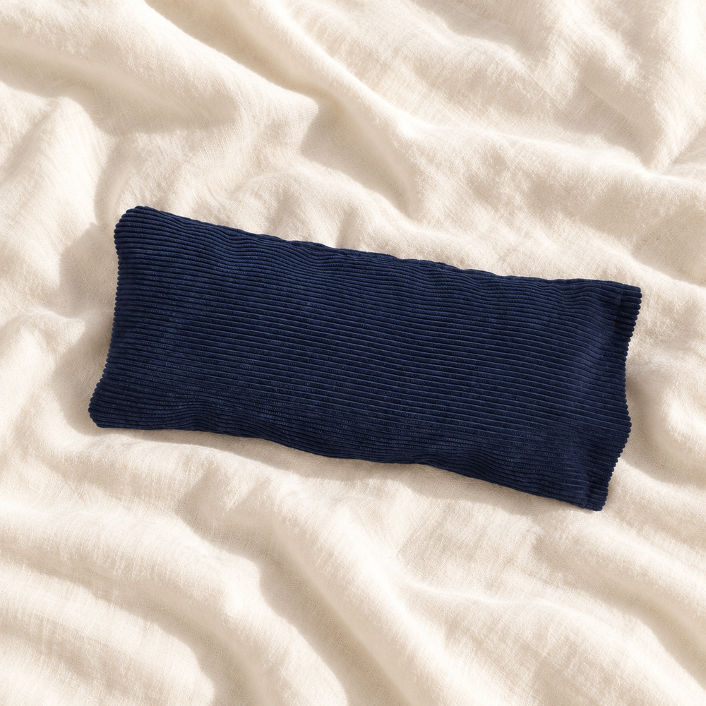 Microwavable Wheat Heat Bag - Navy Cord | Australian Wheat